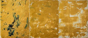 Dominik Smolik - Triptych Gold impasto kopen? Bied vanaf 1!