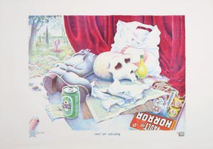 Peter Pontiac - Litho, Tempus edax, Gaga edacior kopen? Bied vanaf 1!