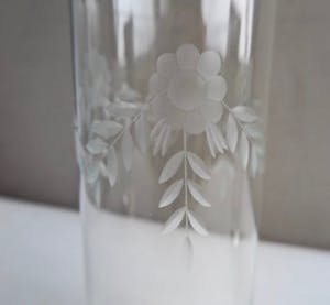 Walther glas - Schaal en servethouder - Kristalglas en Kristallen Vaas - Floraal decor kopen? Bied vanaf 10!