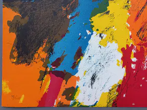 Eugène Brands - gesigneerde litho - Streaming against black kopen? Bied vanaf 250!