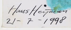 Hans Heijman - Gemengde techniek op papier, Maakbaarheid kopen? Bied vanaf 1!