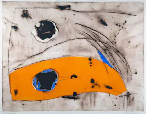 Anneke van der Mandele - ets , L'automné 14/15 - ingelijst - 25816 kopen? Bied vanaf 95!