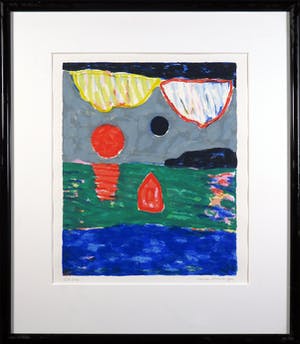 Harrie Gerritz - Litho, Zonder titel - Ingelijst kopen? Bied vanaf 35!