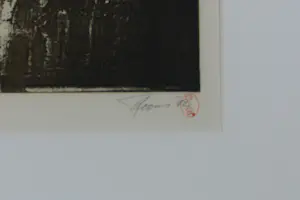 Veerle Rooms - Gemengde druktechnieken, Hier waak ik - Ingelijst kopen? Bied vanaf 35!