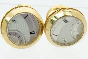 100 - Exclusief 18 karaat manchetknopen van het merk Brequet Cadran kopen? Bied vanaf 1800!