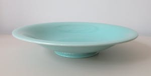 Niet of onleesbaar gesigneerd - Turqoise platelen Fruitschaal kopen? Bied vanaf 1!
