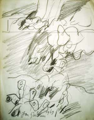 Jan Sierhuis - Tekening 1969 verkocht voor € 1!