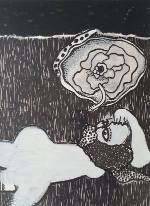 Corneille - Litho 1974 'Sans titre' - Nieuw ingelijst kopen? Bied vanaf 360!