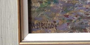 Walter Neuhof - C4165-6 - Zicht op kippenschuur kopen? Bied vanaf 65!