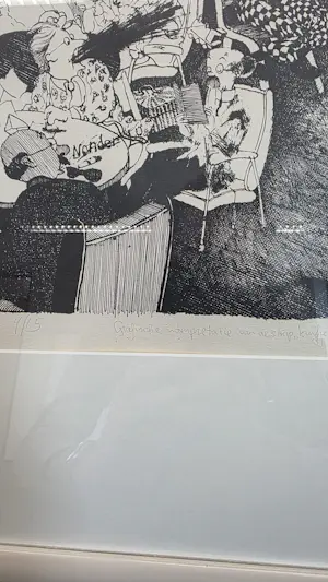 Jim van der Woude - Grafische intepretatie van de strip "Kuifje in Tibet" kopen? Bied vanaf 100!