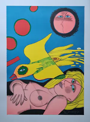 Corneille - Litho " Le Ciel Bleu" kopen? Bied vanaf 275!