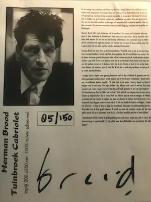 Herman Brood - Tuinbroek Cabriolet kopen? Bied vanaf 650!
