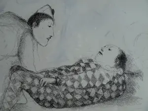 Metten Koornstra - Originele drukplaat , “Clowns” – 1967 kopen? Bied vanaf 25!
