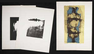 Kees Roosenboom - Lot van drie zeefdrukken, Field of Honour, Gennep en z.t. kopen? Bied vanaf 1!