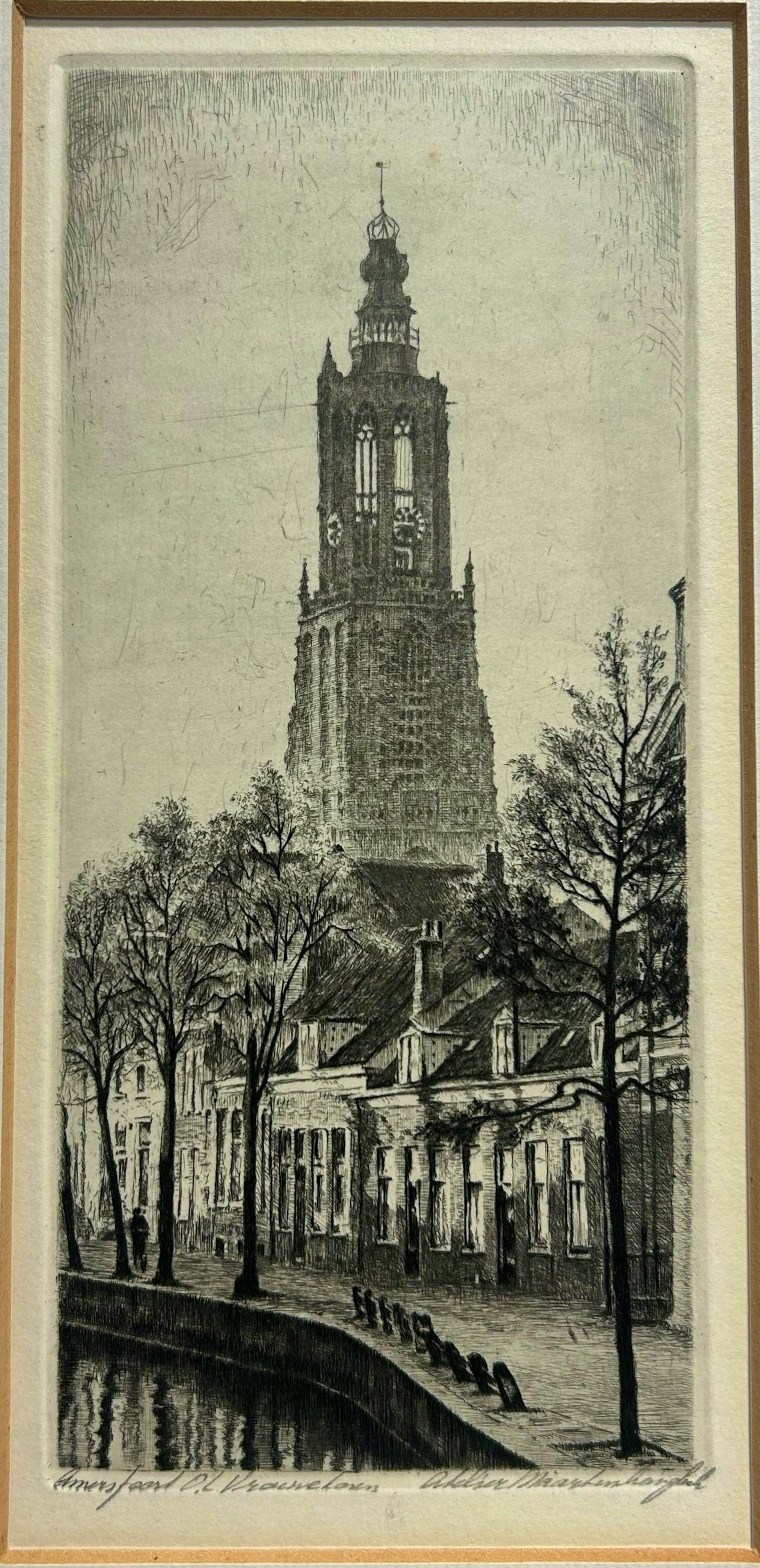 Maarten Langbroek - Onze Lieve Vrouwetoren (Lange Jan) Amersfoort. kopen? Bied vanaf 25!