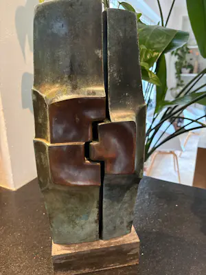 AcheterGerrit Jan Langedijk - Abstract twee figuren 1975? Enchérissez de 1500!