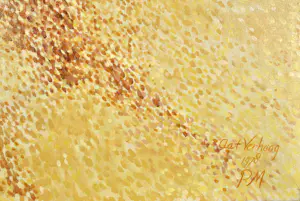 Aat Verhoog - PM – "Contre-jour" Tegenlicht, Olie op doek, Gesigneerd, 100x100 cm, 1978 kopen? Bied vanaf 490!