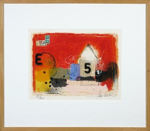 Theo Koster - Zeefdruk en collage, 5 - Ingelijst kopen? Bied vanaf 35!