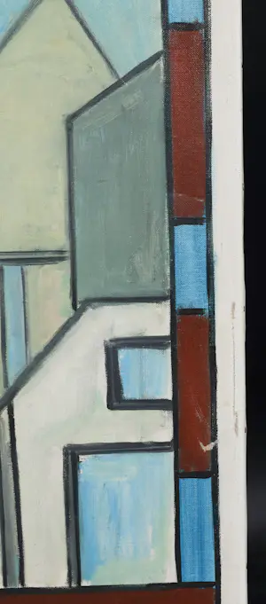 Anton Bolleurs - Olieverf op doek, Venster - Ingelijst kopen? Bied vanaf 35!