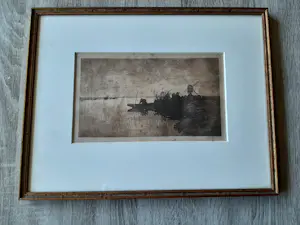 Jan Sirks - Ets, Visser in de polder, kopen? Bied vanaf 35!
