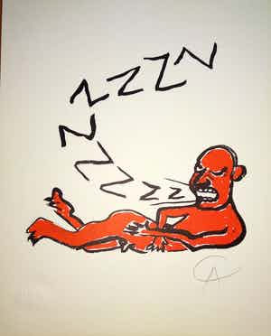 Alexander Calder - Der Buchstabe Z verkocht voor € 110!