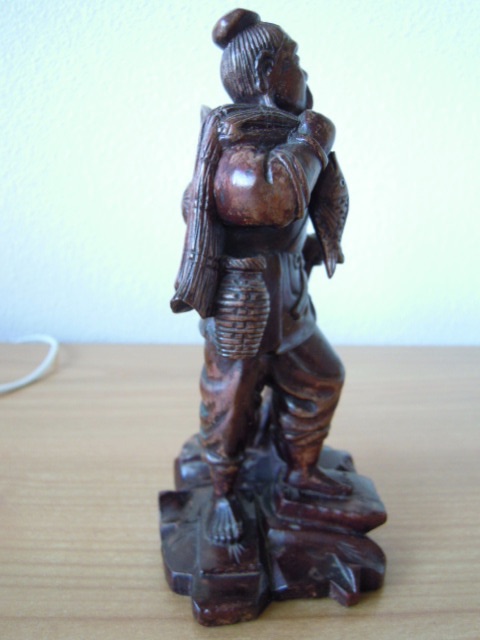 Niet of onleesbaar gesigneerd - Beeld CHINESE VISSER handgemaakt -17 cm hoog kopen? Bied vanaf 1!