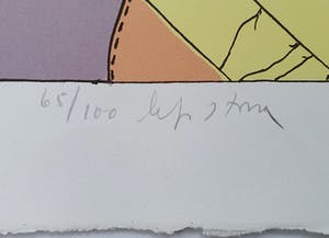 Hannes Postma - Kleurenlitho: 'Lay out for Pandora' - 1967 kopen? Bied vanaf 45!