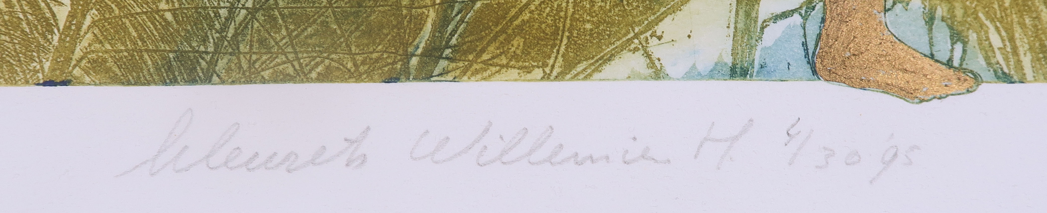 Willemien Holterman - Kleurenets, Vrouw met pauwenveren kopen? Bied vanaf 1!