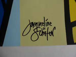 Jacqueline Schäfer - Zeefdruk, Amsterdammertje - hand gesigneerd kopen? Bied vanaf 70!