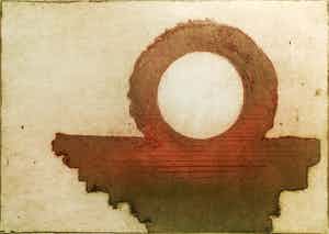 Jan Montyn - Asuka I, aquatint ets verkocht voor € 100!