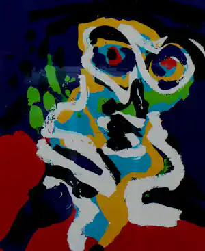 Karel Appel - Ingelijste zeefdruk: A summer evenings slumber - 1977 kaufen? Bieten Sie von 1500!