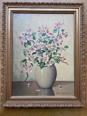 Huibert Schallenberg - Vaas met Magnolia's kopen? Bied vanaf 75!