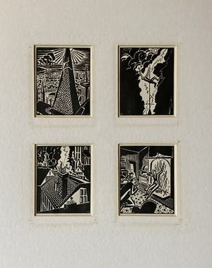 Frans Masereel - “Mein Stundenbuch” 3x4 werken kopen? Bied vanaf 85!