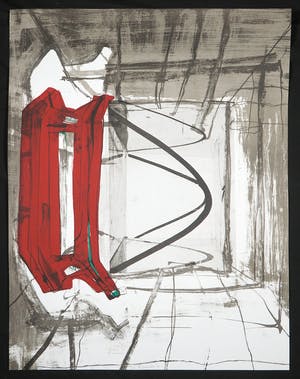 Eva Durlacher - Litho, Het podium is weer open kopen? Bied vanaf 1!