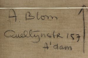 Ansuya Blom - Olieverf op doek, Zonder titel (Zeer groot) kopen? Bied vanaf 400!