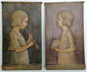 Niet of onleesbaar gesigneerd - Oostenrijkse jonge dames verkocht voor € 1!