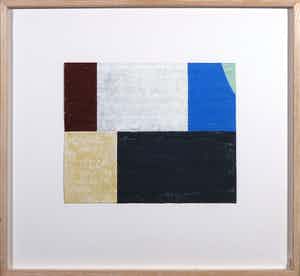 Henri Plaat - Gouache, Zonder titel - Ingelijst verkocht voor € 50!