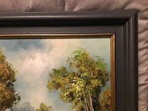 Henner Knauf - Doorkijkje met huis in bos. kopen? Bied vanaf 15!