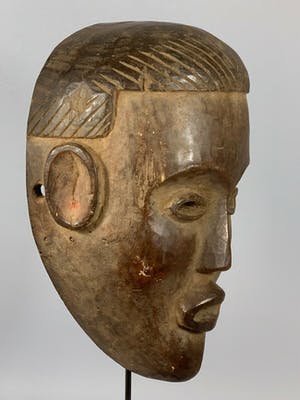 Bakongo - 190819 - Old African Bakongo Mask - Congo. kopen? Bied vanaf 45!