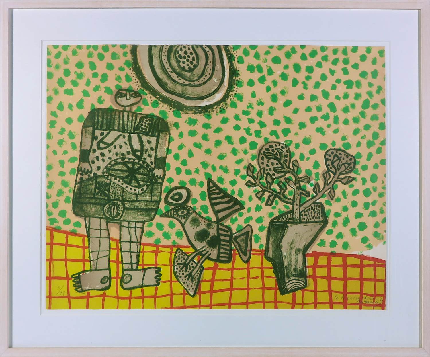 Corneille - Litho, Le theatre chinois - Ingelijst kopen? Bied vanaf 300!