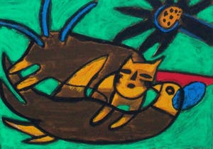 Corneille - Ingelijste litho - 2000 (nette lijst!) kopen? Bied vanaf 225!