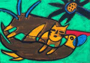 Corneille - Ingelijste litho - 2000 (nette lijst!) verkocht voor € 225!