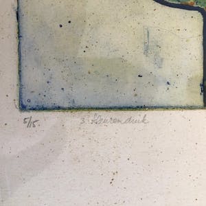 Lily Corver - Kleurenets, Ingelijst kopen? Bied vanaf 55!