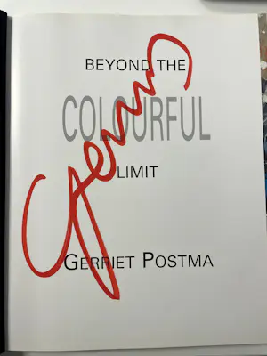 Gerriet Postma - Olieverf op doek, Blauwe Stad (Zeer groot!) + gesigneerd boek! kopen? Bied vanaf 900!