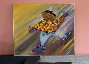 Adry Deekens-van Gorp - Olieverf op doek uit serie 'De clowns' kaufen? Bieten Sie von 175!
