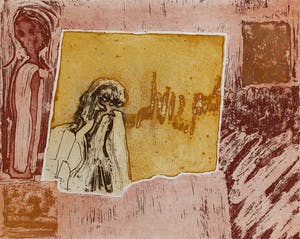 Jan Montyn - Interior Cambodga, aquatint ets (kleine oplage) kopen? Bied vanaf 100!