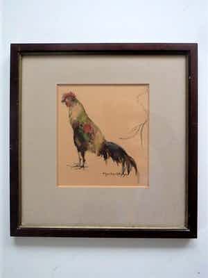 Theodorus van Oorschot - trotse haan verkocht voor € 75!