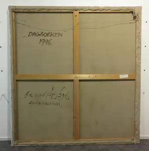 Peter de Graaff - Olieverf op doek, Dagboeken (Zeer groot!) kopen? Bied vanaf 250!