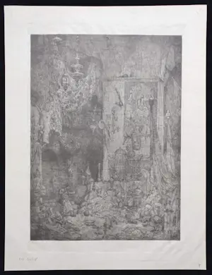Buy Marius Bauer - Ali Baba in de schatkamer, ets? Bid from 250!