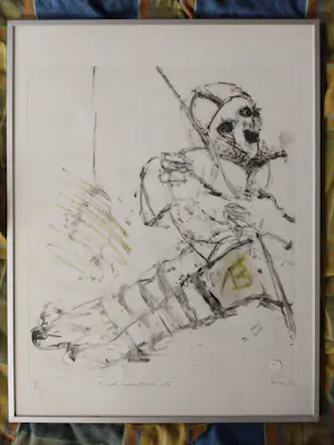 Elfry Baartmans - en anderen Noorwegen II plus 17 andere moderne kunstwerken grafiek/gem techniek kopen? Bied vanaf 90!